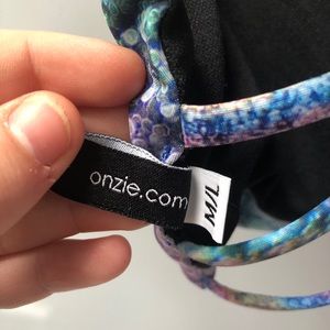 Onzie Intimates & Sleepwear - Onzie sz M/L multicolor sports bra Onzie Intimates & Sleepwear - Onzie sz M/L multicolor sports bra